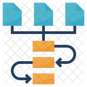 Fluxo De Trabalho Fluxo Grafico Ícone