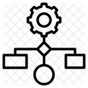 Fluxo De Trabalho Diagrama Processo Icon