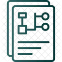 Fluxo De Trabalho Fluxograma Grafico Ícone