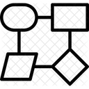 Fluxo De Trabalho Fluxograma Estrutura Ícone