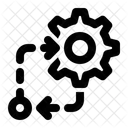 Automacao De Fluxo De Trabalho Gerenciamento De Fluxo De Trabalho Processo Automatizado Icon