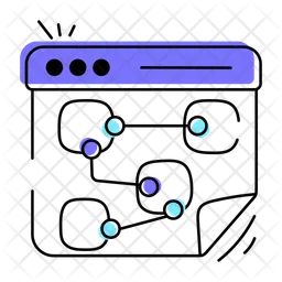 Fluxo de trabalho de dados  Ícone