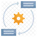 Fluxo de trabalho de engrenagem  Ícone