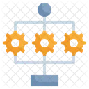 Fluxo de trabalho de gerenciamento  Ícone