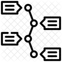 Fluxo de trabalho de negócios  Ícone