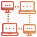Fluxo de trabalho de rede  Ícone
