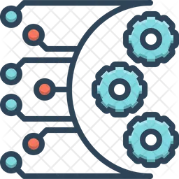 Fluxo de trabalho de rede  Ícone