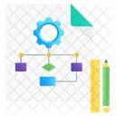 Fluxo de trabalho do projeto  Ícone