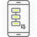 Fluxo De Trabalho Movel Movel Fluxo De Trabalho Ícone