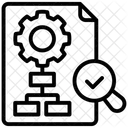 Fluxo De Trabalho Projeto Auditoria Ícone