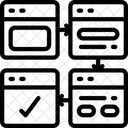 Fluxo do site  Ícone