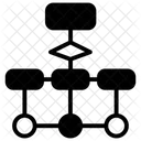 Fluxograma Grafico Diagrama Ícone