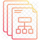 Fluxograma Diagrama Hierarquia Icon