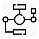 Fluxograma Estatisticas Infografia Ícone