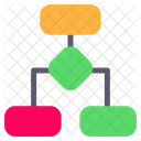 Fluxograma Diagrama De Fluxo Hierarquia Ícone