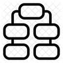 Fluxograma Diagrama Grafico Ícone