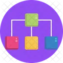 Fluxograma Fluxo Grafico Ícone