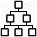 Fluxograma Grafico Grafico Arvore Organograma Ícone