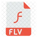 Flv File Document Icon