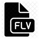 Flv Flv File Flv File Format Icon