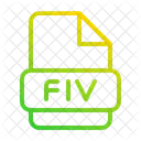 Flv Datei Dokument Symbol