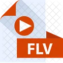 Flv File Flv File Format Icon