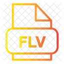 Flv File Flv Files And Folders Icon