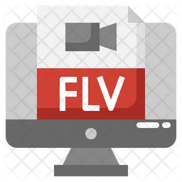 Flv Video  Icon
