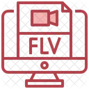 Flv Video  Icon