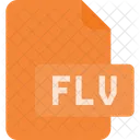 Flv File Document Icon