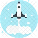 Fly Launch Rocket Icon