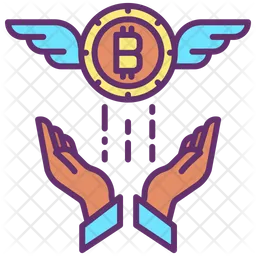 Fly Wings Bitcoin  Icon