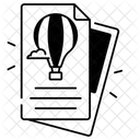 Flyers Marketing Documentation Icon