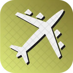 Flying Airplane  Icon