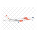 Flying airplane  Icon