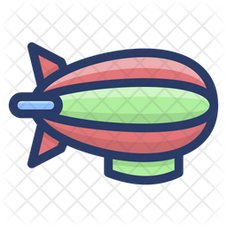 Flying Airship Icon