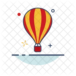 Flying balloon  Icon