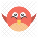 Flying Bird Emoji Emoticon Icon