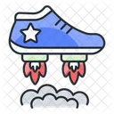 Flying Boots Shoes Boots Icon