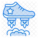 Flying Boots Shoes Boots Icon