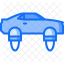Flying Car Fire Icon