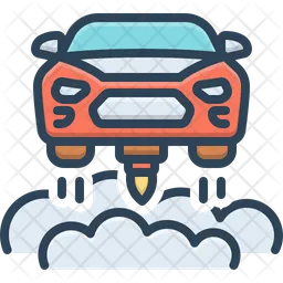 Flying Car  Icon