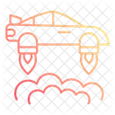 Flying Car Car Transport Icon