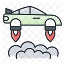Flying Car Car Transport Icon