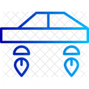 Flying Car Robotics Ai Icon