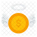 Flying coin  Icon