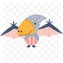 Flying Dinosaur Pterodactyl Pterodactyl Bird Icon