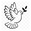 Flying Dove Bird Pigeon Icon