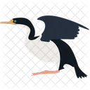 Flying Duck Duck Animal Icon