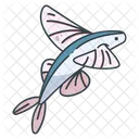 날치 물고기 야생동물 아이콘